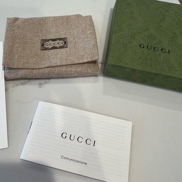 Gucci Leather S Keychain yellow and red - Picture 4 of 5